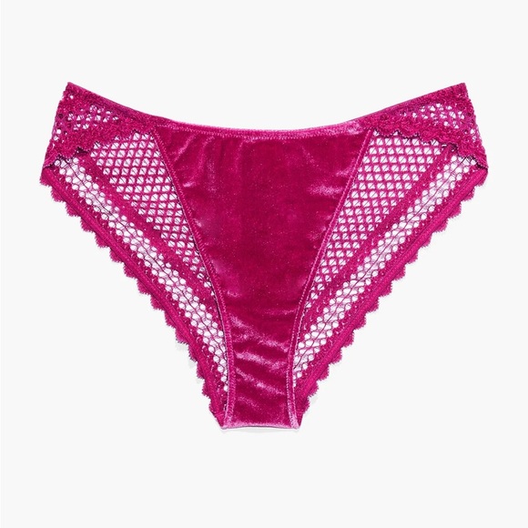 Savage X Fenty Purple Heat Velvet Vixen Cheeky Panty - Picture 5 of 12